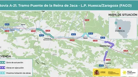 Adjudicada la modificación del proyecto de la A-21 Puente La Reina-Fago Adjudicada la modificación del proyecto de la A-21 Puente La Reina-Fago