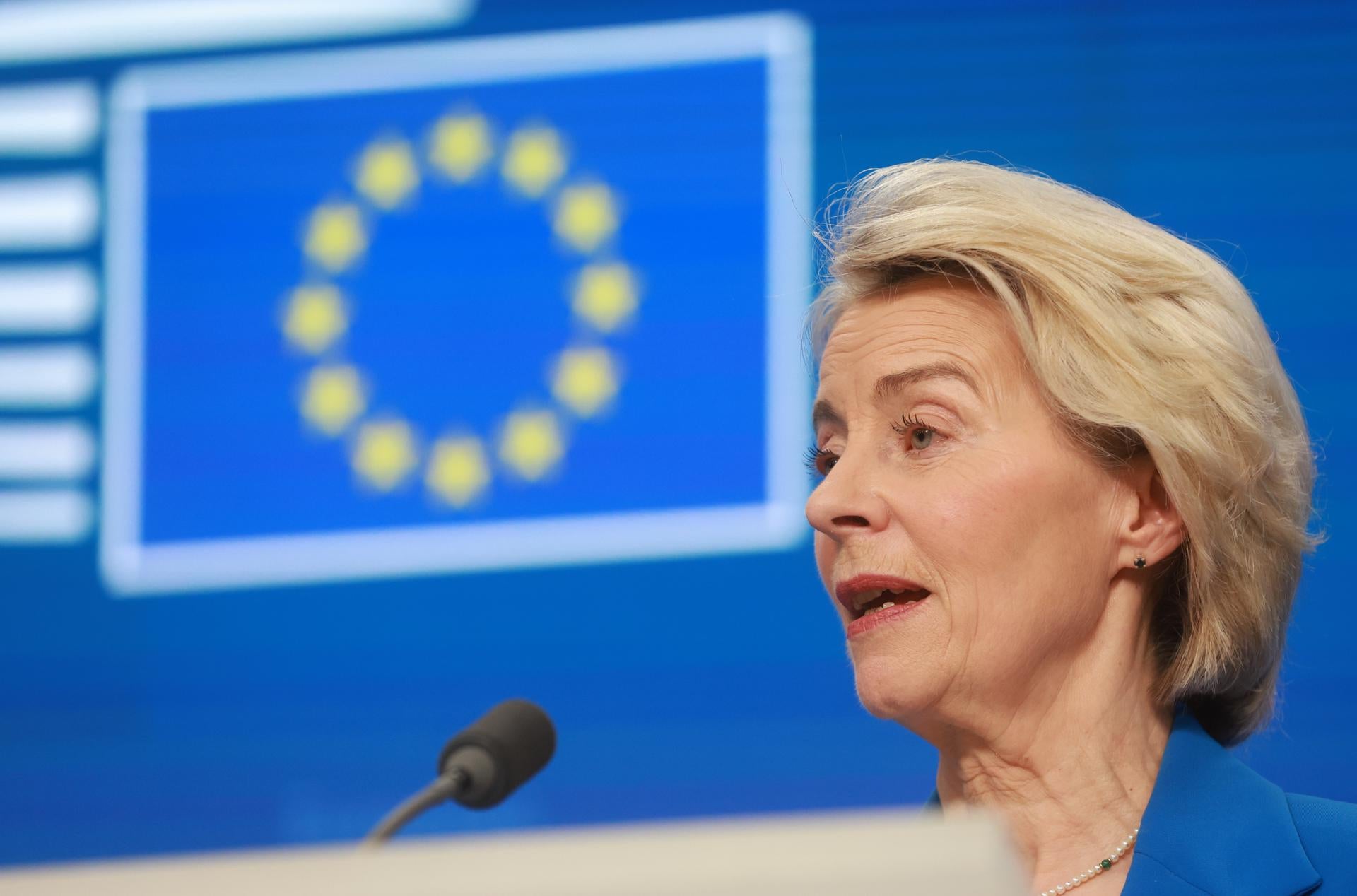 La presidente de la Comisión Europea, Úrsula Von der Leyen La presidente de la Comisión Europea, Úrsula Von der Leyen