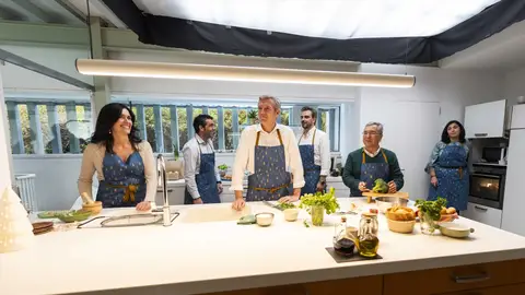 Alfonso Rueda durante la grabación del vídeo de Navidad Alfonso Rueda durante la grabación del vídeo de Navidad