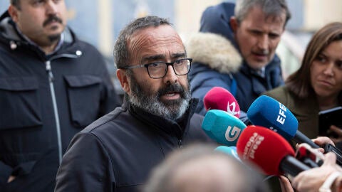 Miguel &Aacute;ngel Morales, presidente de la Diputaci&oacute;n de C&aacute;ceres, llega a la reuni&oacute;n de la Ejecutiva Regional del Partido Socialista Extremadura