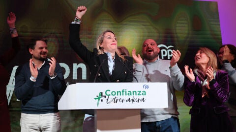 Guardiola califica de "incontestable" la victoria del PP en Extremadura y avisa a Vox: "Las urnas no quieren un bloqueo" Guardiola califica de "incontestable" la victoria del PP en Extremadura y avisa a Vox: "Las urnas no quieren un bloqueo"