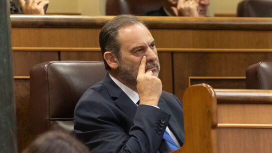El ex ministro Jos&eacute; Luis &Aacute;balos durante una sesi&oacute;n plenaria en el Congreso de los Diputados