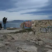 Imagen de archivo de la playa en Garrucha (Almería), donde fue encontrado el pequeño Imagen de archivo de la playa en Garrucha (Almería), donde fue encontrado el pequeño