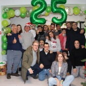 O Delegado territorial visita aos usuarios do centro ocupacional de Verín 