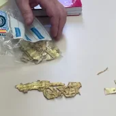 Recuperan en León una corona visigoda de oro del siglo VI Recuperan en León una corona visigoda de oro del siglo VI