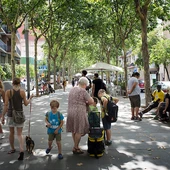 La Rambla del Poblenou és un dels llocs més visitats del barir La Rambla del Poblenou és un dels llocs més visitats del barir