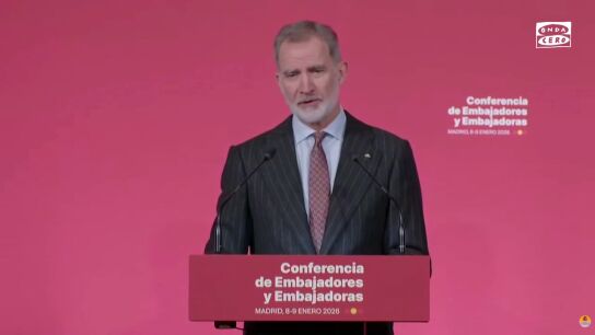 El rey Felipe VI apela a la apertura de una "verdadera transici&oacute;n democr&aacute;tica" en Venezuela