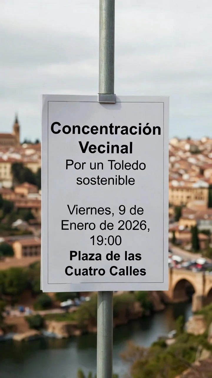 Nueva concentración vecina en el casco 'por un Toledo sostenible' Nueva concentración vecina en el casco 'por un Toledo sostenible'