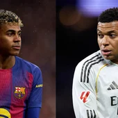 Lamine Yamal y Kylian Mbappé Lamine Yamal y Kylian Mbappé