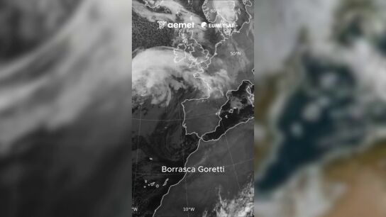 Las llamativas im&aacute;genes de la borrasca Goretti a su paso por Espa&ntilde;a 