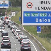 Imagen de archivo de retenciones en la frontera con Francia