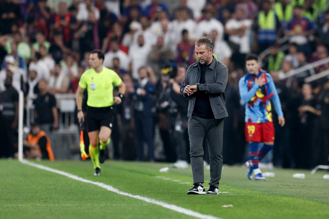 Flick: "Jugamos con el estilo Barça y estoy muy orgulloso" Flick: "Jugamos con el estilo Barça y estoy muy orgulloso"