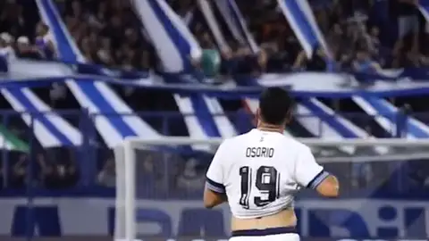 Abiel Osorio, con el dorsal '19'. Abiel Osorio, con el dorsal '19'.