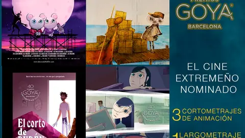 Cuatro nominaciones con sello extremeño para la 40 edición de los Premios Goya Cuatro nominaciones con sello extremeño para la 40 edición de los Premios Goya
