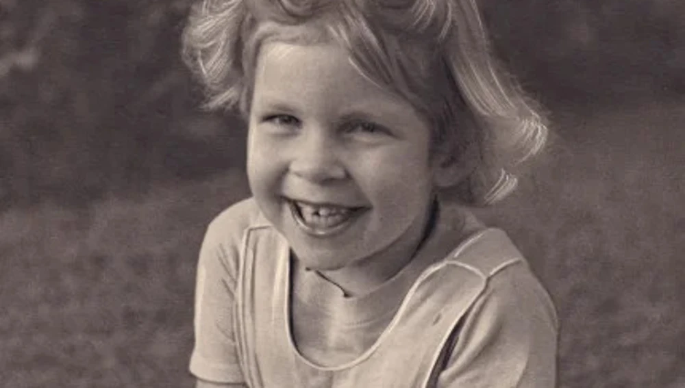 La princesa Irene de Grecia de niña La princesa Irene de Grecia de niña