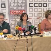Esther Serrano durante la rueda de prensa