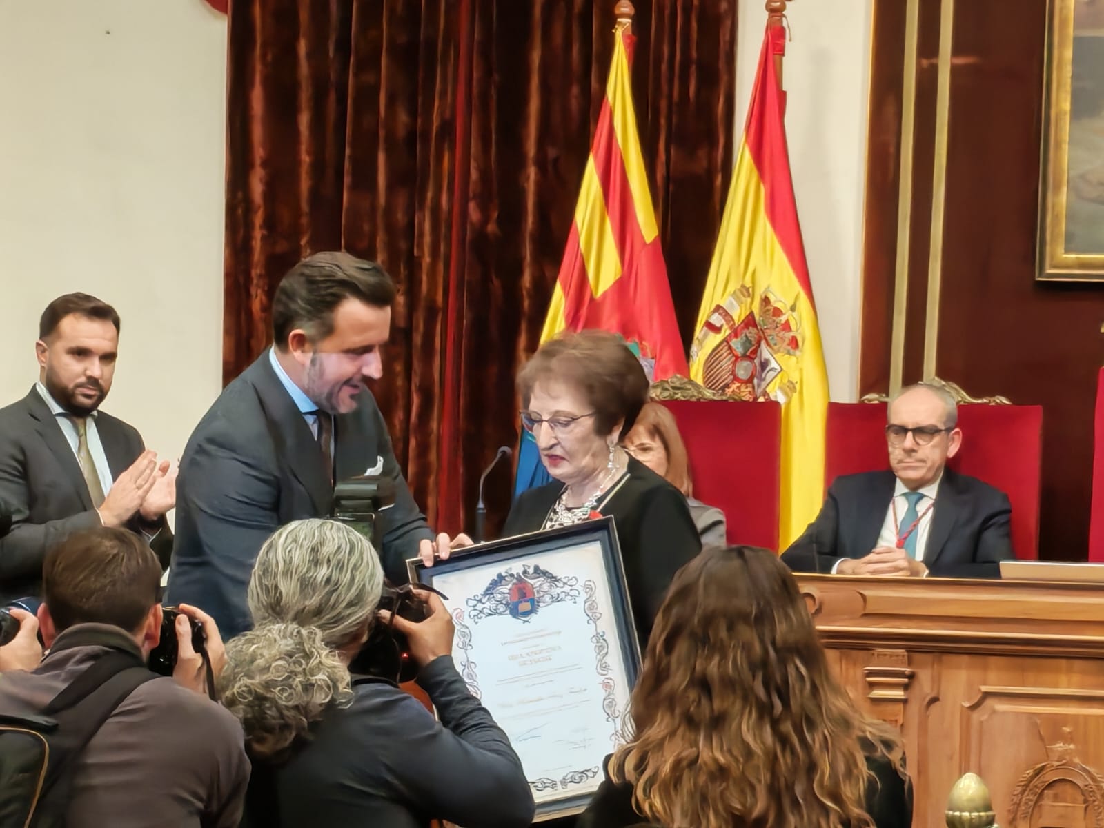 Reme Sanz, primera mujer Hija Adoptiva de Elche Reme Sanz, primera mujer Hija Adoptiva de Elche