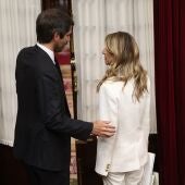 Ernest Urtasun y Yolanda Díaz en el Congreso de los Diputados