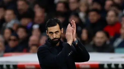 entrenador del Real Madrid Álvaro Arbeloa, durante el partido contra el Levante entrenador del Real Madrid Álvaro Arbeloa, durante el partido contra el Levante