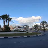 Rotonda de circulación en Elche. Rotonda de circulación en Elche.
