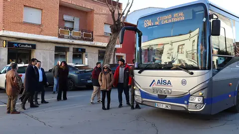 Autobús del programa Astra en Pozuelo Autobús del programa Astra en Pozuelo