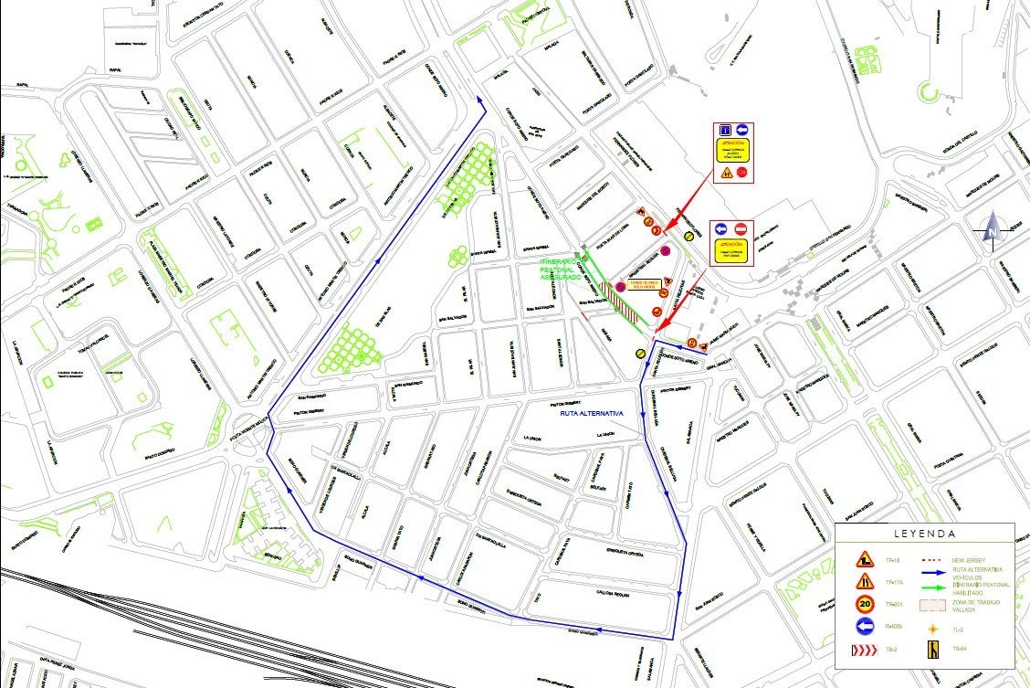 Cierran la avenida de los Condes de Soto Ameno en Alicante para reparar el alcantarillado Cierran la avenida de los Condes de Soto Ameno en Alicante para reparar el alcantarillado