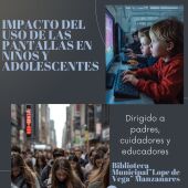 Impacto uso pantallas en menores
