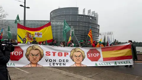 El sindicato agrario ha participado en la manifestación convocada en Estrasburgo. El sindicato agrario ha participado en la manifestación convocada en Estrasburgo.