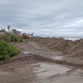 El temporal marítimo provoca diversas incidencias en el litoral del Camp de Morvedre