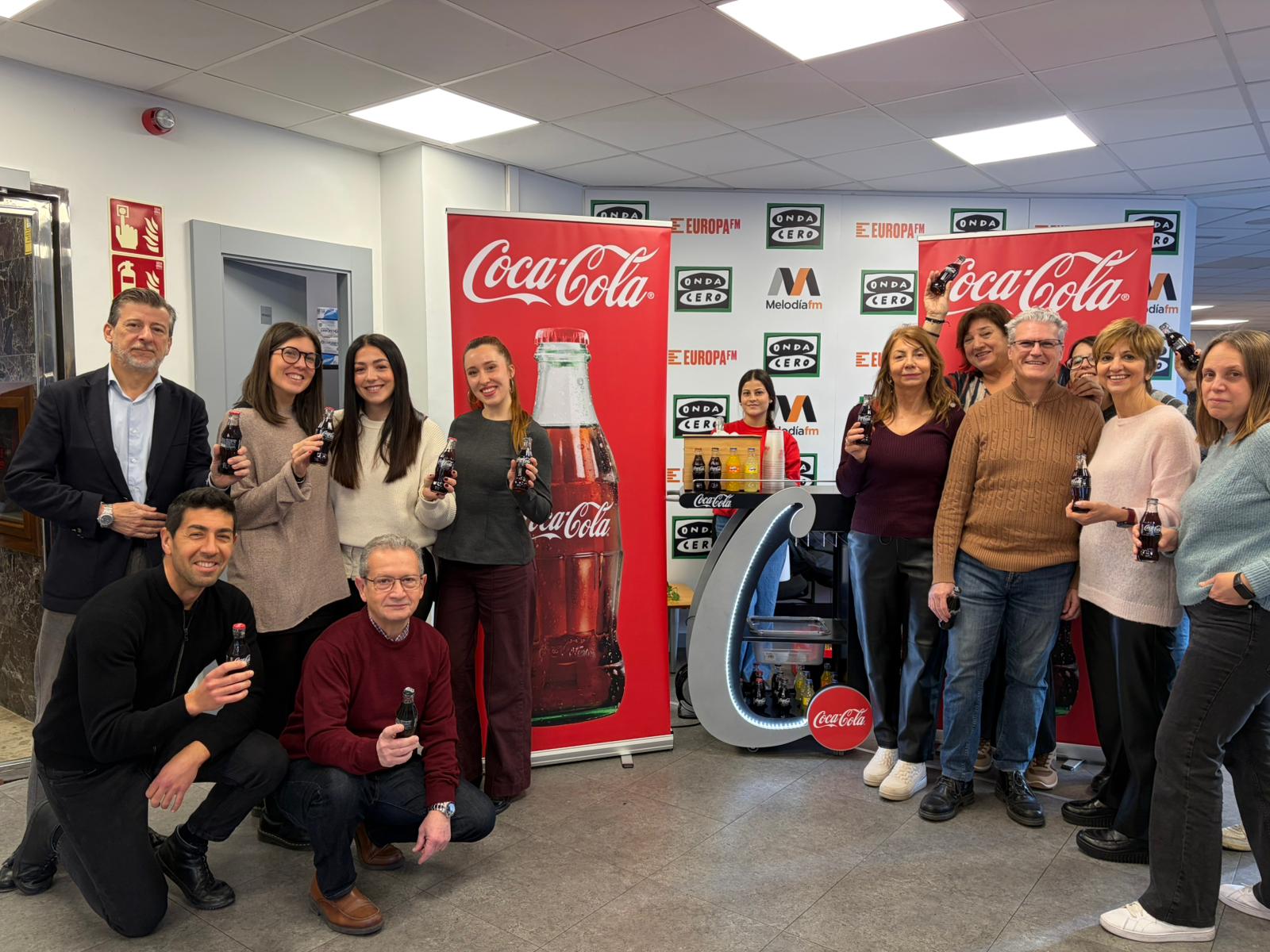 Coca-Cola celebra en Onda Cero Valencia el Día de San Francisco de Sales, patrón de los periodistas Coca-Cola celebra en Onda Cero Valencia el Día de San Francisco de Sales, patrón de los periodistas