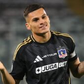 Lucas Cepeda, con Colo Colo.