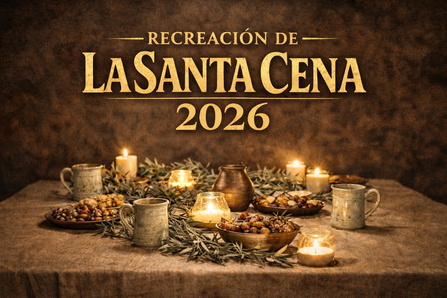 Un restaurante de Almería celebrará el Jueves Santo la Recreación Histórico-Gastronómica de la Última Cena de Cristo Un restaurante de Almería celebrará el Jueves Santo la Recreación Histórico-Gastronómica de la Última Cena de Cristo