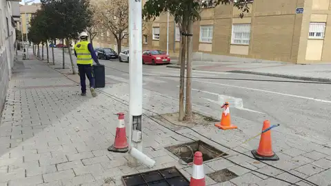 Detenidas tres personas por el robo de cable de cobre en la capital Detenidas tres personas por el robo de cable de cobre en la capital
