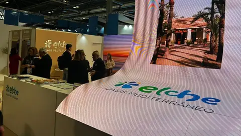 Stand de Elche en la feria Fitur 2026. Stand de Elche en la feria Fitur 2026.