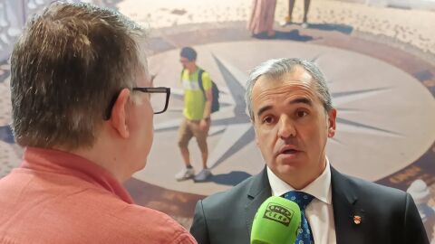 Antonio Puerto, en una entrevista de Onda Cero en Fitur.