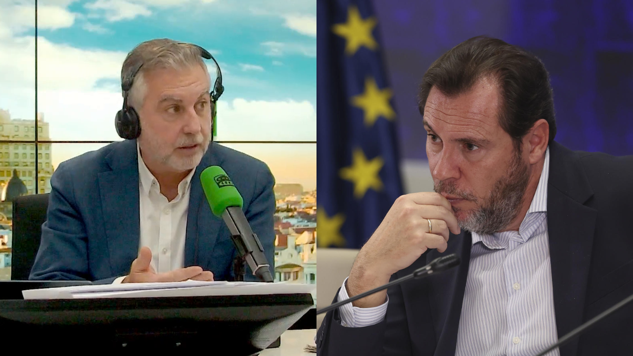 Alsina pide a Óscar Puente "tener cuidado" con sus expresiones, pero rompe una lanza por el ministro: "No se puede criticar que no haya dado la cara" Alsina pide a Óscar Puente "tener cuidado" con sus expresiones, pero rompe una lanza por el ministro: "No se puede criticar que no haya dado la cara"