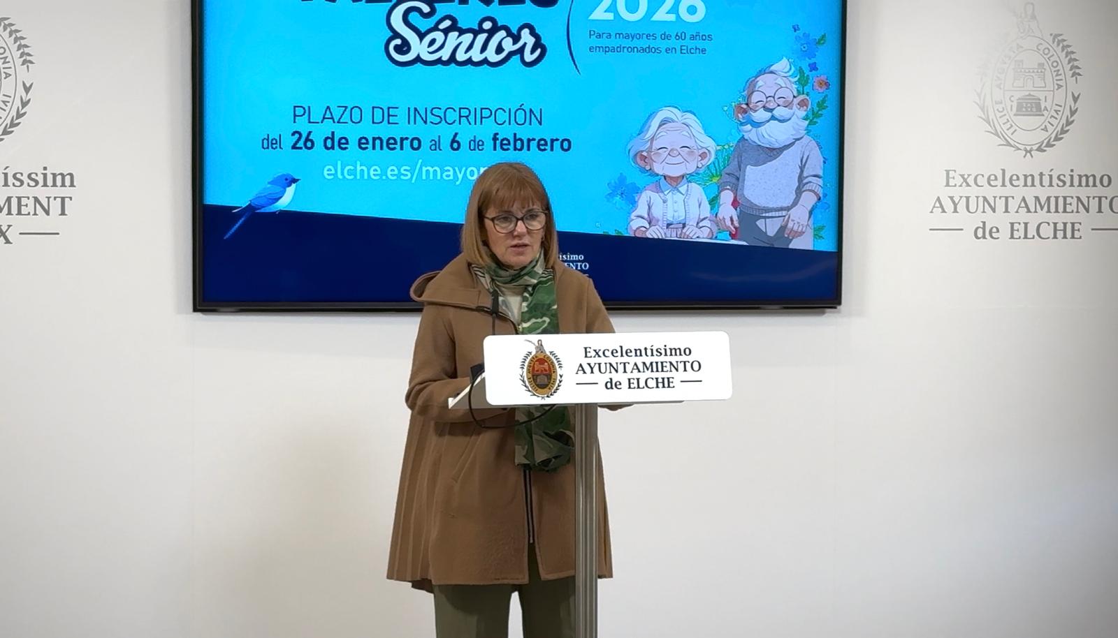 Elche ofrece este año 600 plazas en sus talleres sénior que arrancarán el 16 de febrero Elche ofrece este año 600 plazas en sus talleres sénior que arrancarán el 16 de febrero