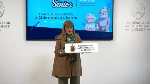 Aurora Rodil, concejala de Mayores en el Ayuntamiento de Elche. Aurora Rodil, concejala de Mayores en el Ayuntamiento de Elche.