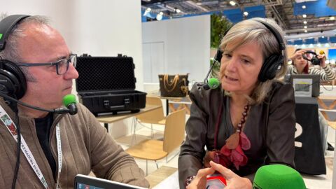 Vicente Pozas y Victoria Bazaga, consejera de turismo en funciones