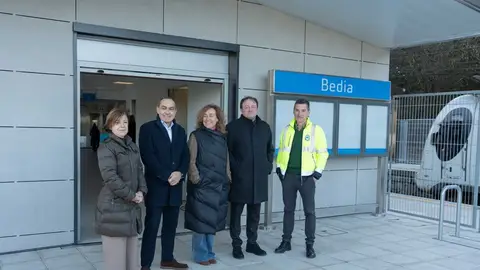 La nueva estación de tren de Bedia estará plenamente operativa este lunes tras una obra de 2,9 millones de euros La nueva estación de tren de Bedia estará plenamente operativa este lunes tras una obra de 2,9 millones de euros