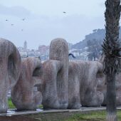 La playa de Pedregalejo cuenta con letras escultóricas gigantes con su nombre