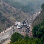  Restos del Alvia siniestrado en la colisión con un Iryo 