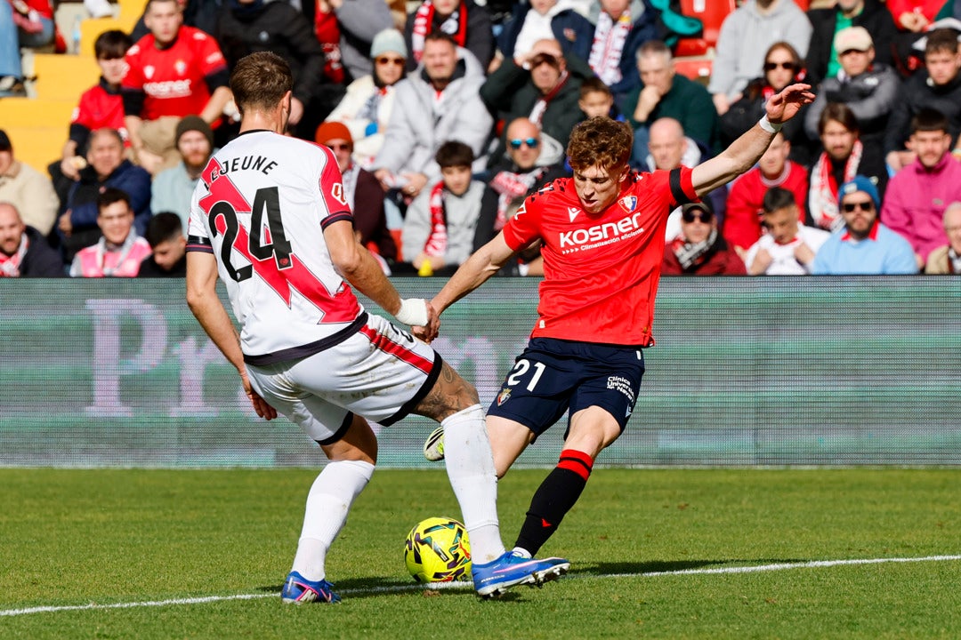 Importante victoria de Osasuna en Vallecas Importante victoria de Osasuna en Vallecas