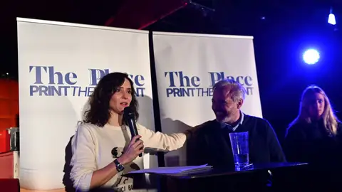 Isabel Díaz Ayuso en un acto con Jorge Azcón Isabel Díaz Ayuso en un acto con Jorge Azcón