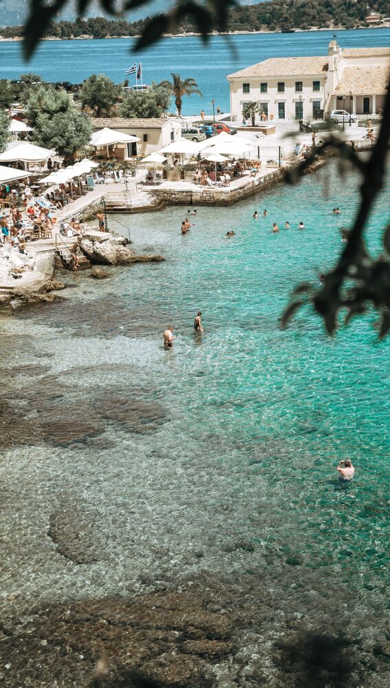 Isla de Corfú, en el Mar Jónico