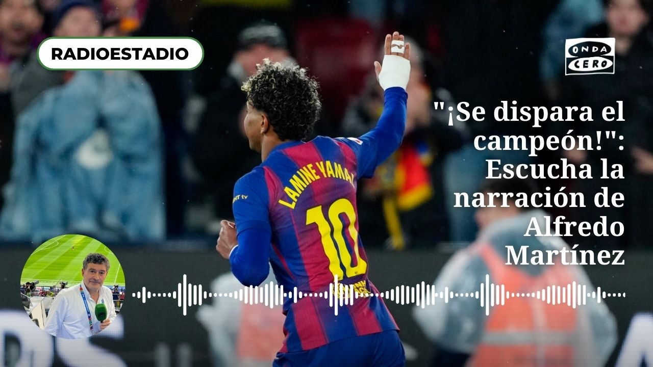 "¡Se dispara el campeón!": Así sonó en Radioestadio la victoria del Barça (3-0) "¡Se dispara el campeón!": Así sonó en Radioestadio la victoria del Barça (3-0)