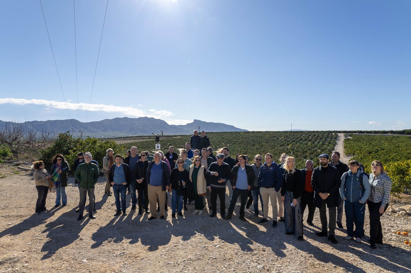 Benferri muestra su modelo de agricultura sostenible ante representantes de más de diez países europeos Benferri muestra su modelo de agricultura sostenible ante representantes de más de diez países europeos