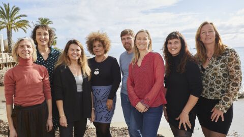 Equipo de Ibiza Preservation, con Inma Saranova, cuarta por la izquierda
