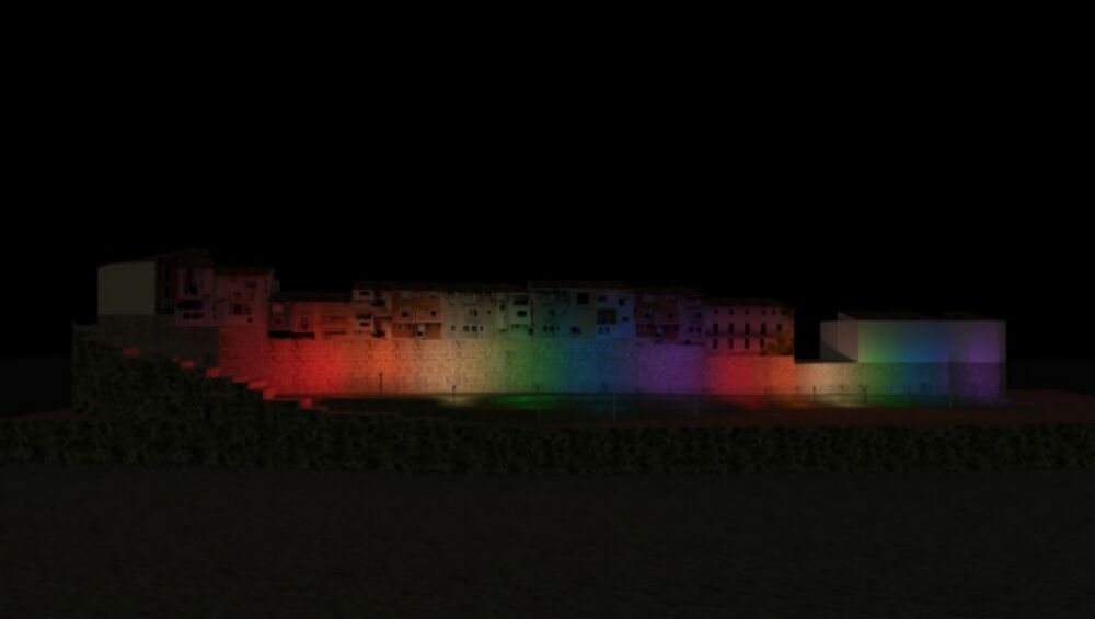 Muralla casa de colores Villajoyosa