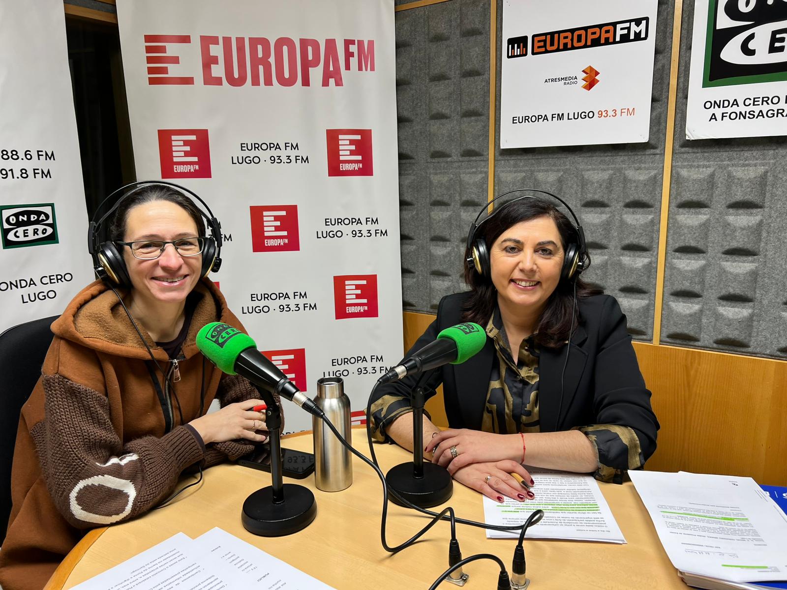 Elena Candia en Más de Uno Lugo. Elena Candia en Más de Uno Lugo.